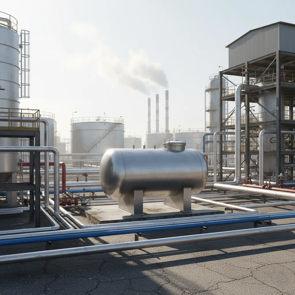 Horizontal Stainless Steel Tank